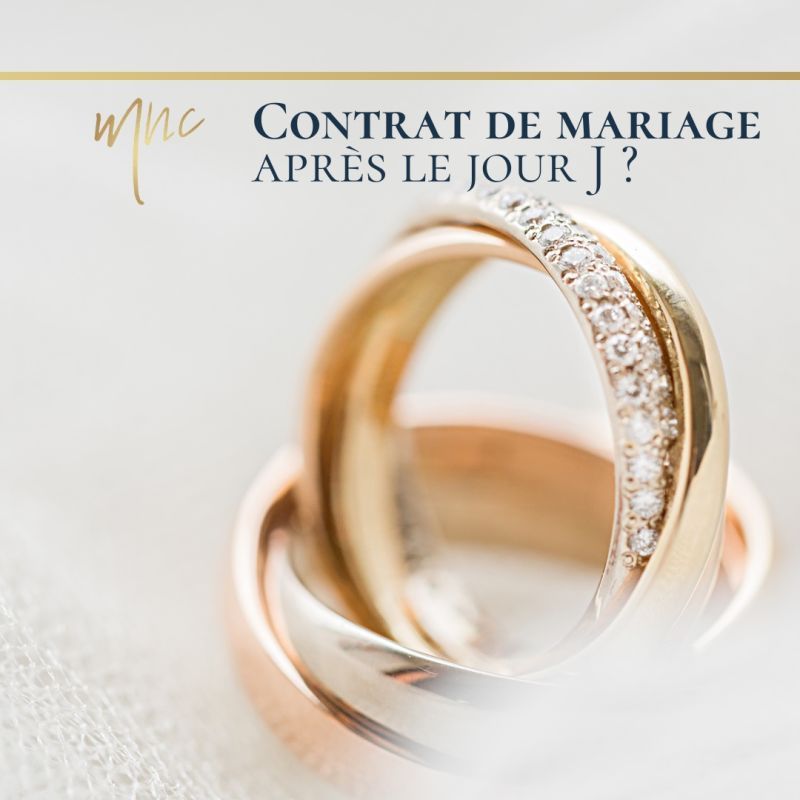 Il est tout à fait possible de rédiger un contrat de mariage après le mariage