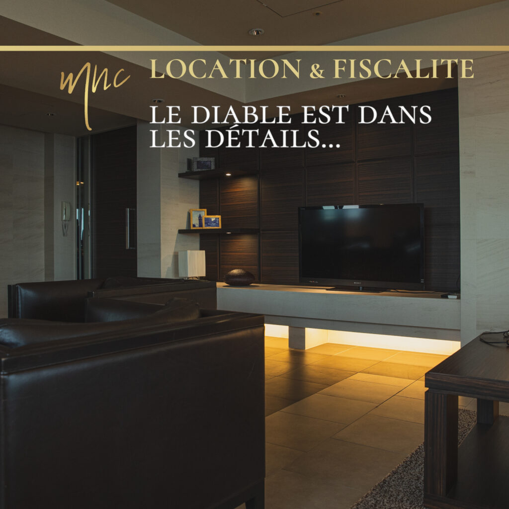Location et fiscalité, pensez a mentionner les bien concerné sur vos factures.